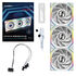 Lian Li UNI FAN SL Wireless LCD Fan, ARGB, PWM, 3-Pack incl. Controller - Reverse Blade, 120 mm, white image number null