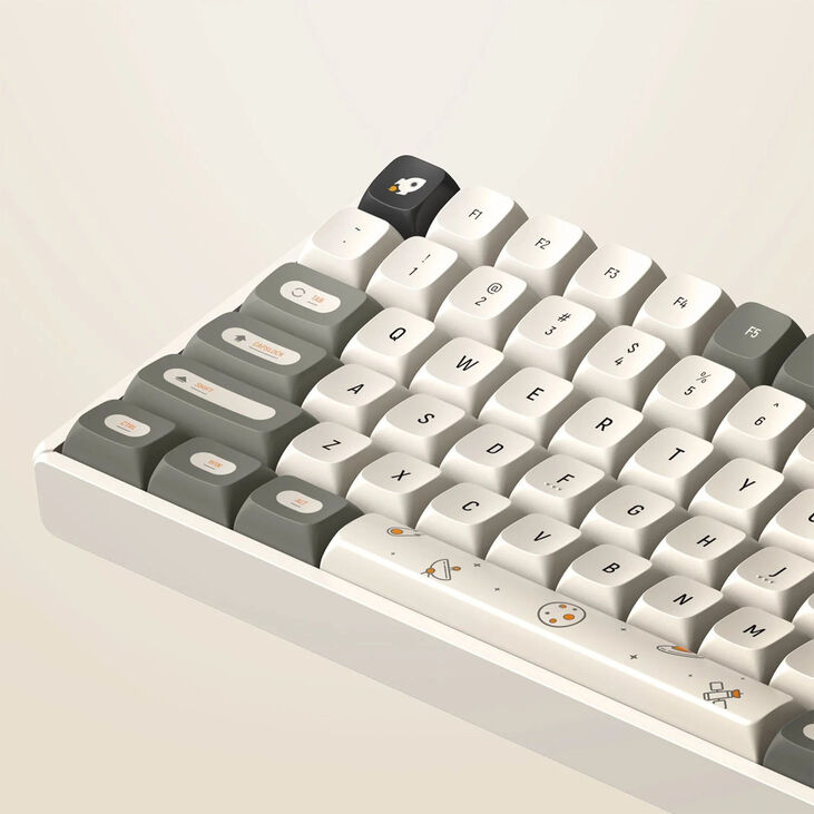 IQUNIX F97 Hitchhiker Wireless Gaming Keyboard, RGB - Moonstone Turbo image number 3