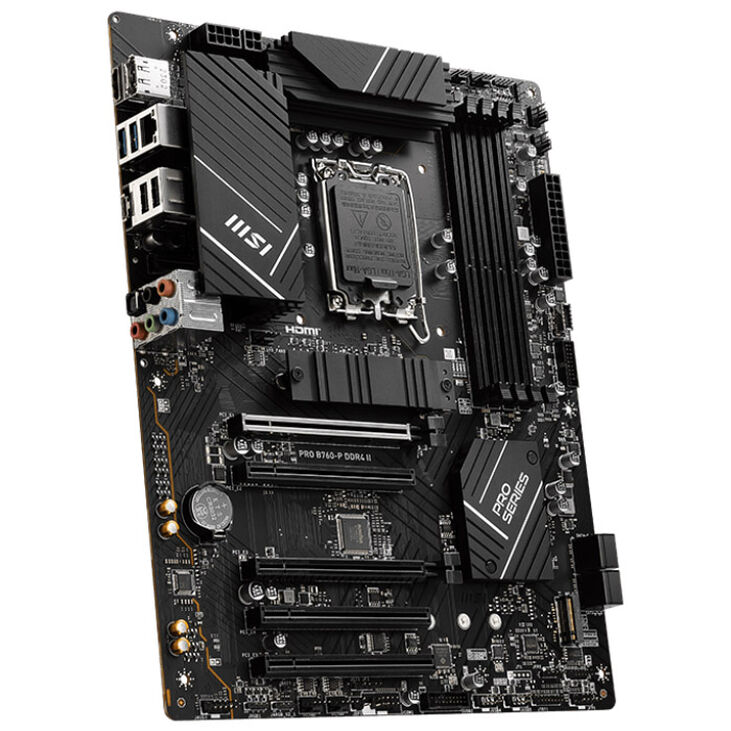 MSI Pro B760-P DDR4 II, Socket LGA 1700, Intel B760, ATX - DDR4 image number 1