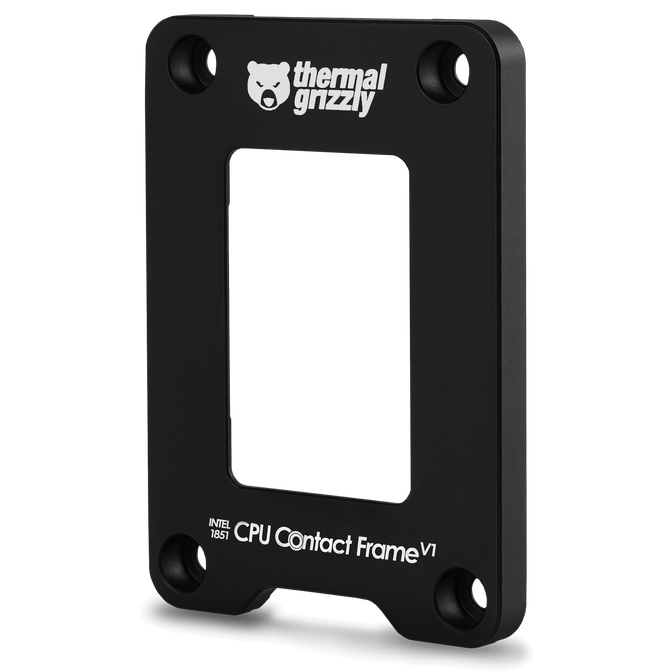 Thermal Grizzly Intel 1851 CPU Contact Frame V1 - schwarz image number 0