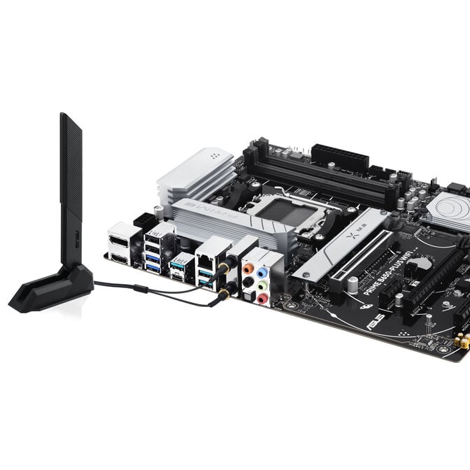 ASUS Prime B650-Plus WiFi motherboard, Socket AM5, AMD B650, ATX, DDR5 image number 4