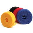 LABEL THE CABLE doppelseitige Klettband-Rolle, 4x 1m - bunt gemischt image number null