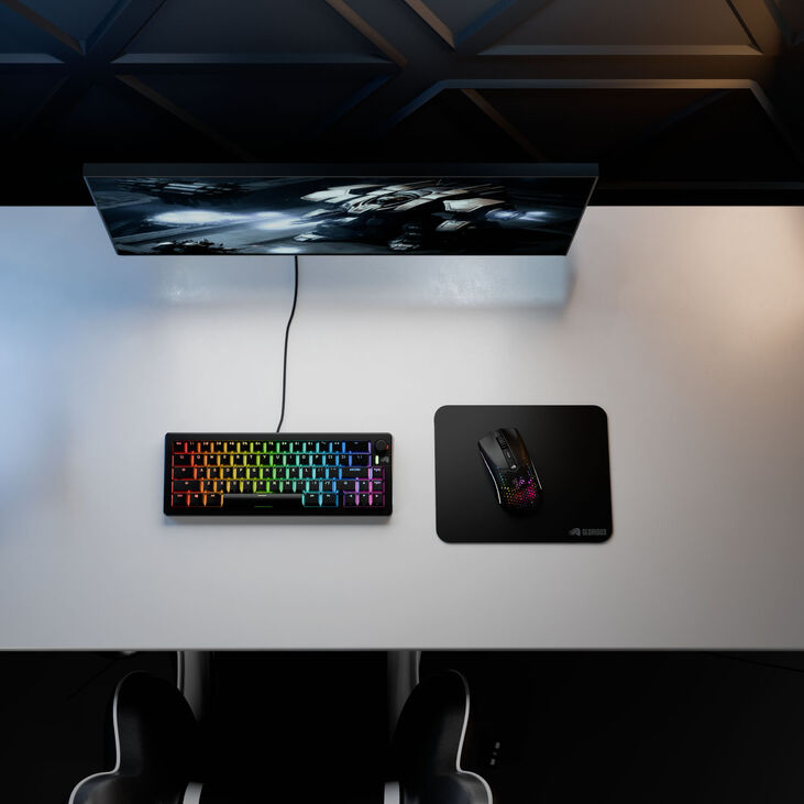 Glorious Gaming Mouse Pad 2 M, edgeless, rubberised - 255 x 205mm, black image number 6