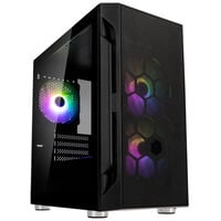 SilverStone Fara H1M PRO Micro-ATX Geh&auml;use, ARGB - schwarz