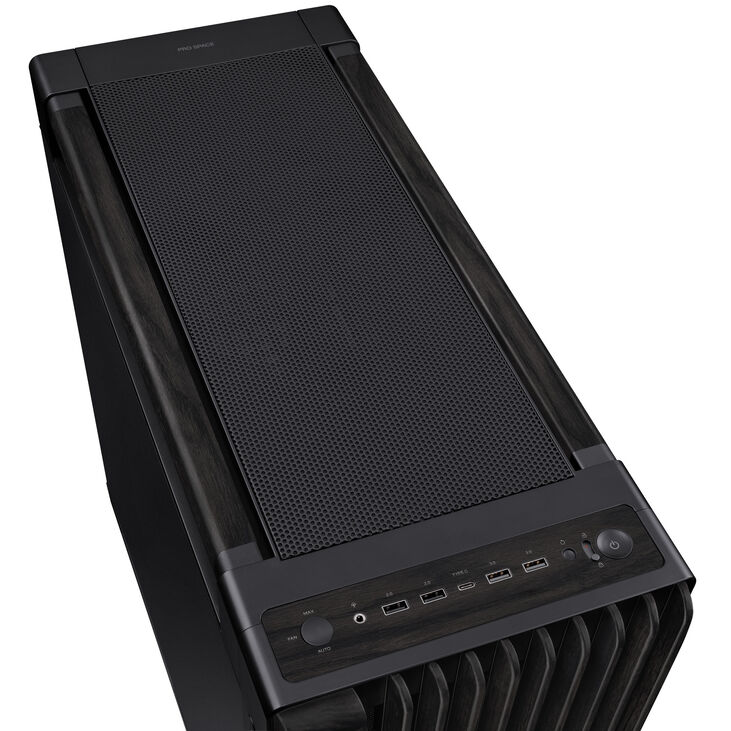ASUS ProArt PA602 Midi-Tower PC-Gehäuse, E-ATX, Echtholz, – Schwarz image number 3