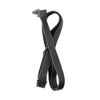 CableMod Basics Universelles 12V-2x6-Kabel, 90&deg; Anschluss, 16-Pin zu 16-Pin - schwarz, 60 cm, var. A