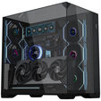Lian Li Multi-Directional 4 Slots Vertikales GPU-Bracket v3, mit PCIe 5.0-Riser-Kabel - schwarz image number null