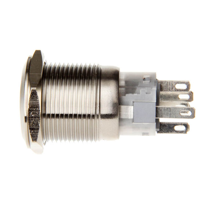 DimasTech Vandalismustaster 19mm - Silverline - gelb image number 2