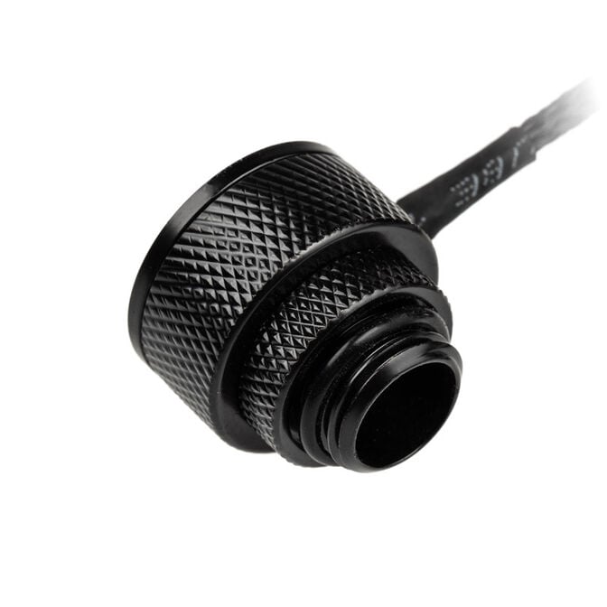 Alphacool Eiszapfen Temperatursensor G1/4 IG/IG mit AG Adapter - schwarz image number 1