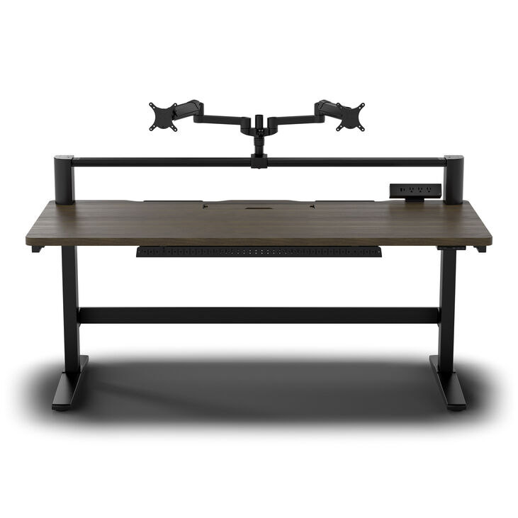 Corsair Platform:6 Elevate Gaming Tisch (Holz, Dark Walnut Stain) image number 3