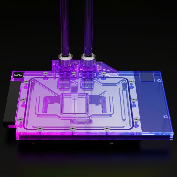 Alphacool Eisblock Aurora GPX-N RTX 4090 with Backplate Strix + TUF - Acrylic image number 2