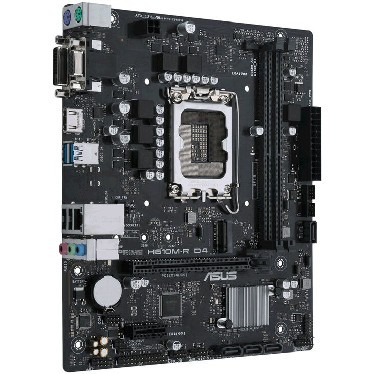 ASUS Prime H610M-R D4-SI, Intel H610 Mainboard, Sockel 1700, DDR4 image number 6