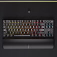 Corsair K70 CORE TKL WIRELESS RGB Gaming-Tastatur, mechanisch, ISO (DE), MLX RED Switch - schwarz image number null