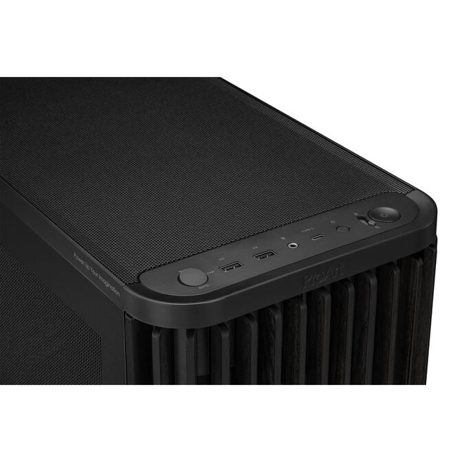 ASUS ProArt PA401 Wood Edition PC-Geh&auml;use, Midi-Tower, ATX, Mesh-Panel &ndash; schwarz image number 11