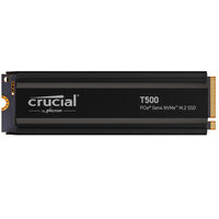 Crucial T500 NVMe SSD, PCIe 4.0 M.2 Typ 2280 - 4TB, mit Kühlkörper