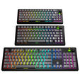 Glorious GPBT Basics Keycaps, ANSI Layout (US), PBT, Doubleshot - Armor Grey image number null