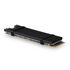 AXAGON CLR-M2L3 passive M.2 SSD heatsink - 2280, 3 mm height, aluminium, black image number null