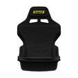 Sabelt SRP-1 Simracing-Sitz, Glasfaser-Schale, Formel-Design, gepolstert - deep black image number null
