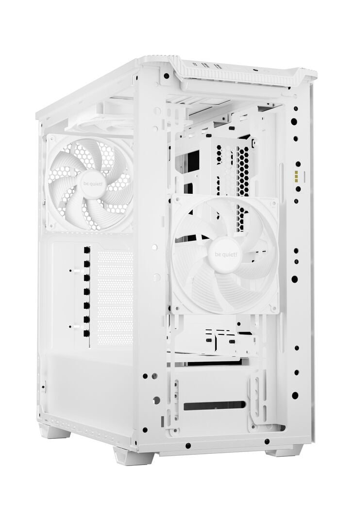 be quiet! Pure Base 501 DX PC-Gehäuse, Midi-Tower, ATX, ARGB, Tempered Glass - weiß image number 2