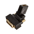 InLine HDMI-DVI Adapter, HDMI Buchse auf DVI Stecker, flexibler Winkel image number null