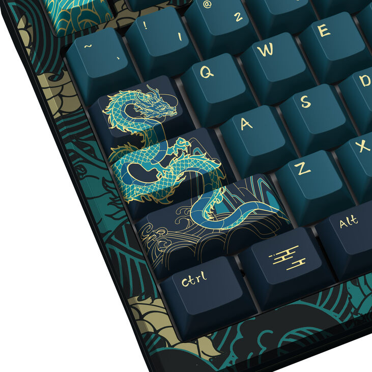 AKKO MOD 007B V3 HE "Year of the Dragon" Gaming Tastatur - Magnetische Cream Yellow Switches, 75%-Layout, ANSI (US) image number 8
