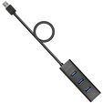 AXAGON HUE-S2BL USB-A-Hub, 4x USB 3.0, external power supply - 1.2 m image number null
