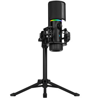 Streamplify MIC RGB Mikrofon, USB-A, schwarz - inkl. Dreifu&szlig;