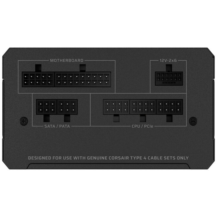 Corsair RMe Series RM750e 80 PLUS Gold power supply, modular, ATX 3.1, PCIe 5.1 - 750 watts, black image number 6