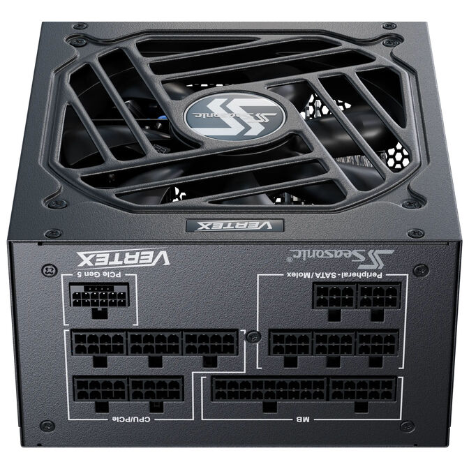 Seasonic Vertex GX 80 PLUS Gold power supply, modular, ATX 3.1, PCIe 5.0 - 1200 Watt image number 5