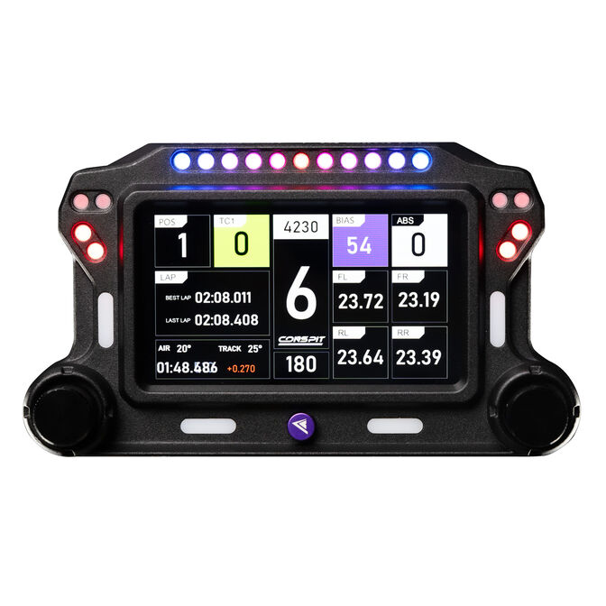 Conspit CSD Lite Dashboard, 5 Zoll IPS-Touchscreen, 31 LEDs, SimHub - schwarz, 854 x 480 px image number 0