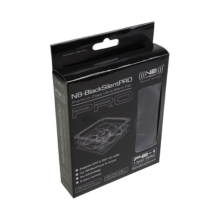 Noiseblocker BlackSilent Pro Fan PE-1 - 92mm image number 3