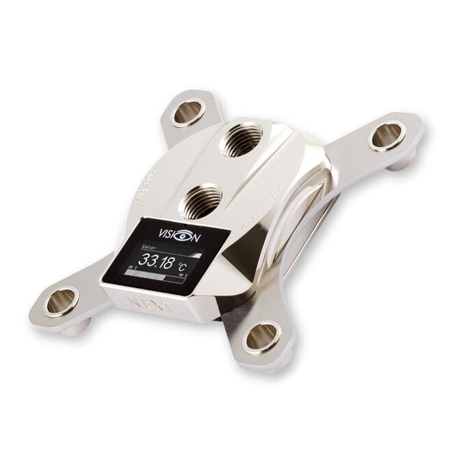 aqua computer cuplex kryos NEXT mit VISION LGA 1700 - Nickel/Nickel image number 0