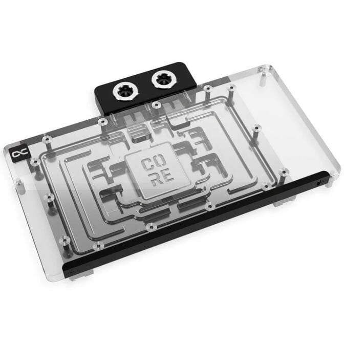 Alphacool Core GeForce RTX 5090 Solid/AMP GPU Water Block, ARGB, with Backplate - Acrylic image number 1