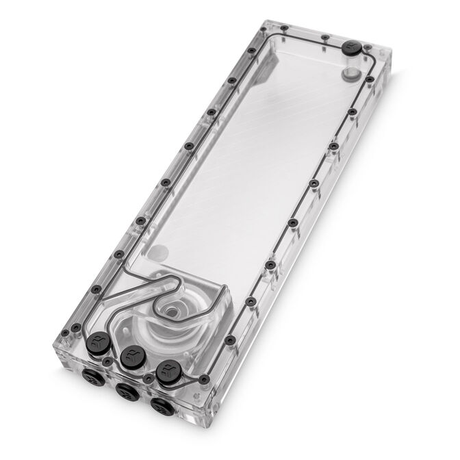 EK Water Blocks EK-Quantum Kinetic3 FLT D5 PWM Reservoir-Pump Combo - 360mm, D-RGB, Acrylic image number 0