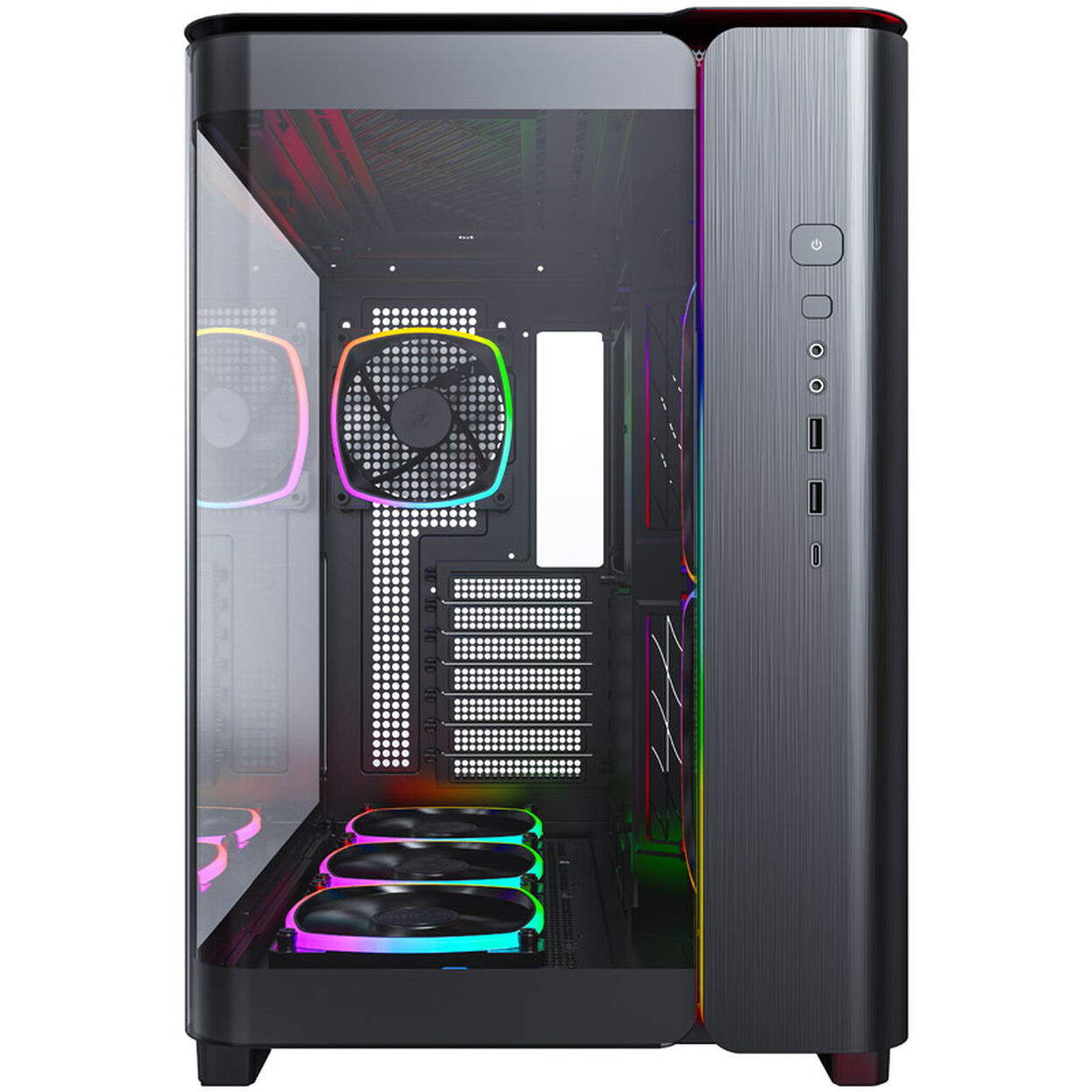 Montech KING 95 PRO Mid Tower, Tempered Glass, ARGB - Black