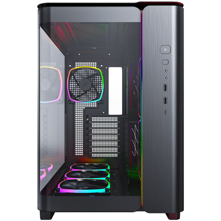 Montech KING 95 PRO Mid Tower, Tempered Glass, ARGB - Black image number 2