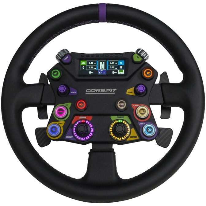 Conspit ARES APEX Wheelbase + 310 APEX Steering Wheel + CPP APEX2 Pedal Set - Bundle image number 2