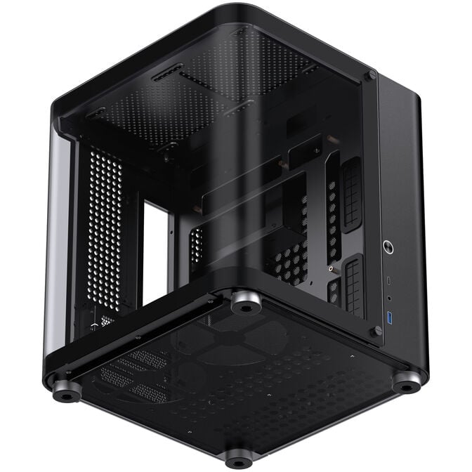 Jonsbo TK-1 2.0 Micro-ATX case, Tempered Glass - black image number 12