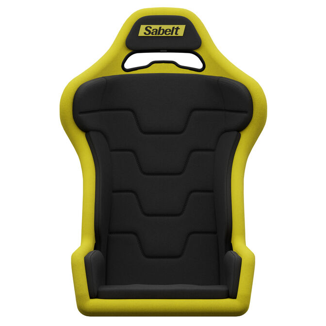 Sabelt SRS-1 Simracing-Sitz, Glasfaser-Schale, gepolstert - racing black image number 2