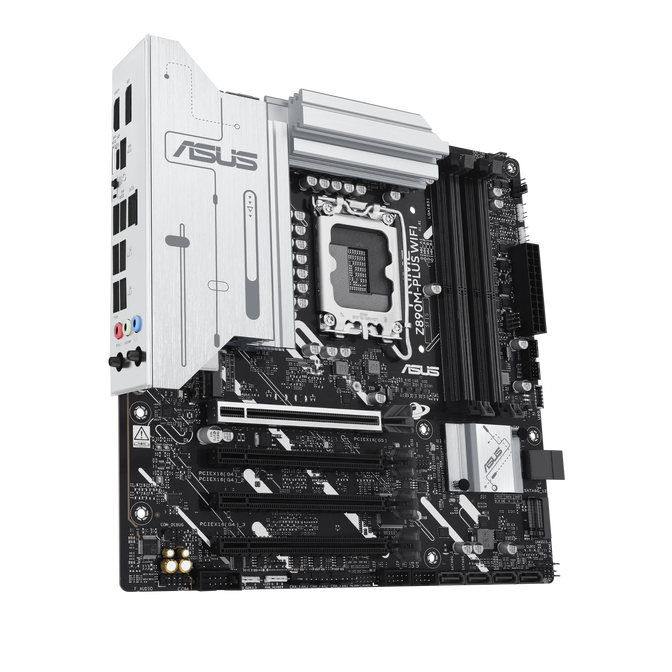 ASUS Prime Z890M Plus WiFi motherboard, socket LGA 1851, Intel Z890, mATX, DDR5 image number 3