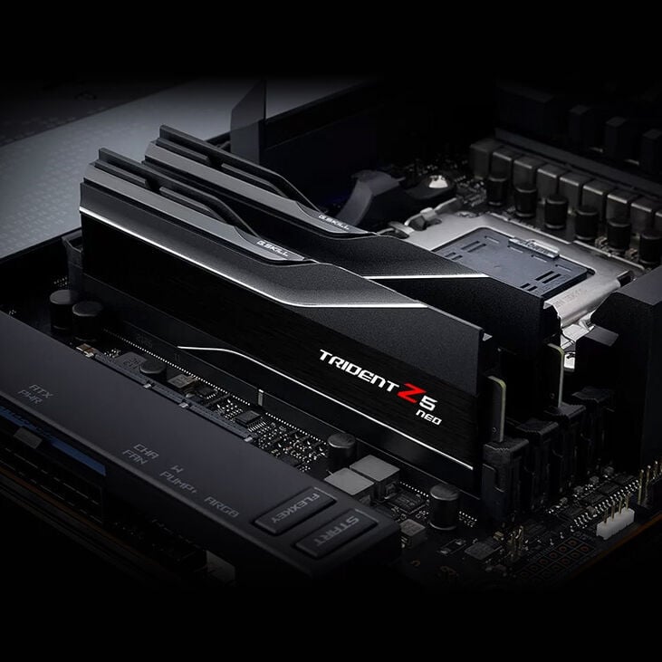 G.Skill Trident Z5 Neo DDR5-6000 RAM, CL32, EXPO - 32 GB Dual-Kit, black image number 3