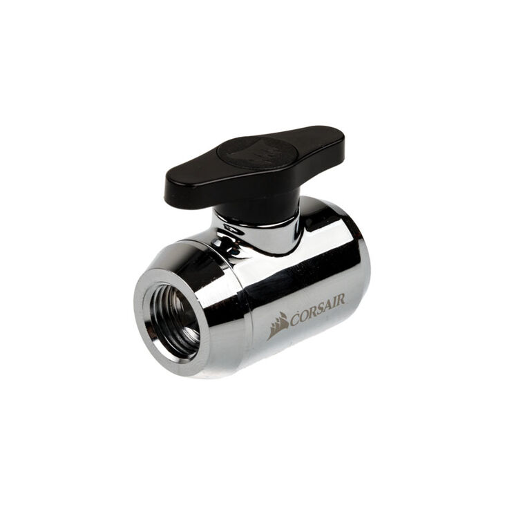Corsair Hydro X Series XF Ball Valve - chrome image number 1