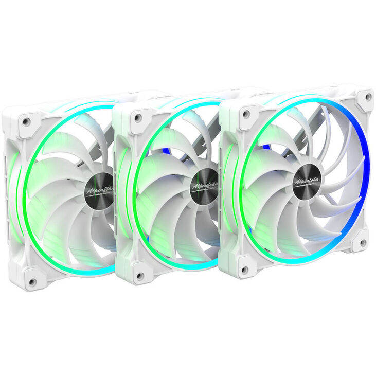 Alpenföhn 140mm Wing Boost 3 ARGB PWM fan, Triple - white image number 0