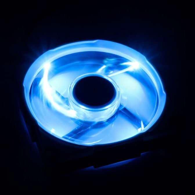 InWin Aurora RGB-LED fan, 120mm, 3-pack - black/white image number 4