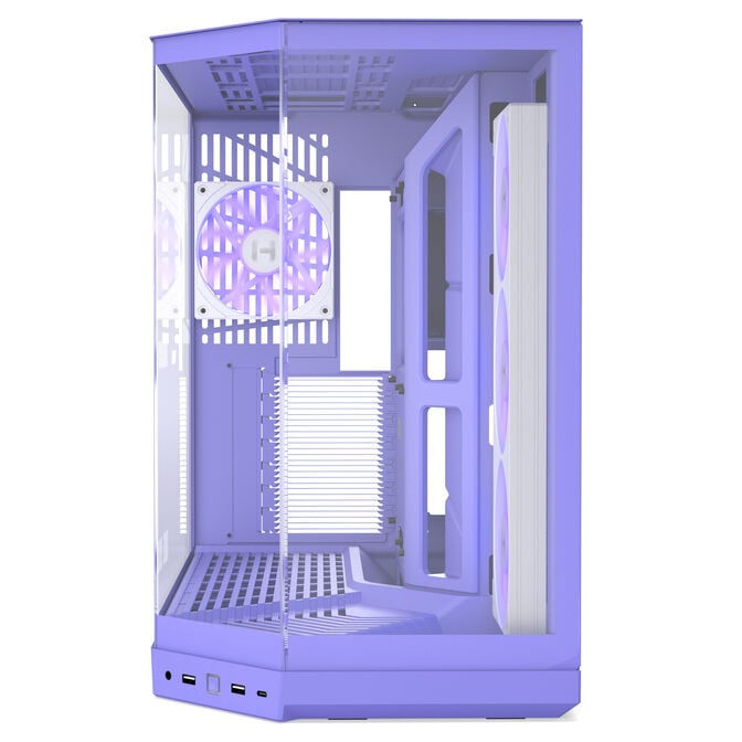 HYTE Y50 Midi Tower - Taro Milk image number 3