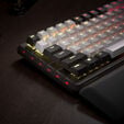 Corsair VANGUARD 96 Gaming-Tastatur, mechanisch, RGB, 8.000 Hz - MLX Plasma Switches, ISO (DE), schwarz/wei&szlig; image number null