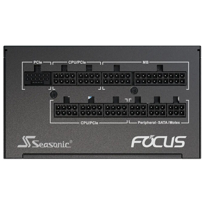 Seasonic Focus GX 80 PLUS Gold power supply, modular - 850 watts, black image number 6