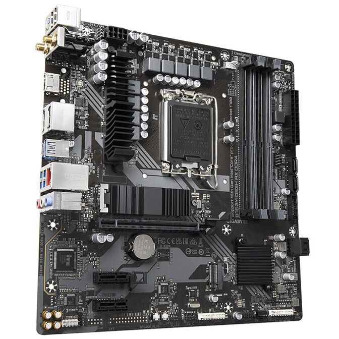 GIGABYTE B760M DS3H AX DDR4, Socket LGA 1700, Intel B760, Micro-ATX - DDR4 image number 1