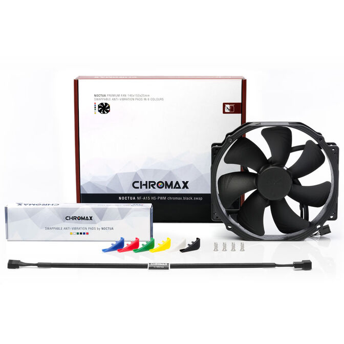 Noctua NF-A15 PWM chromax.black.swap Fan - 140mm image number 4