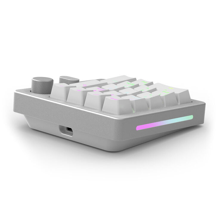 Glorious GMMK Wireless Numpad - Fox Switches, grau/weiß image number 4